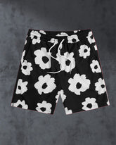 Plus Size Men's Flower Summer Shorts